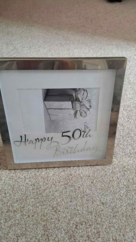 Photo of free 50th birthday frame RG26 (Bramley, Hants RG26) #1
