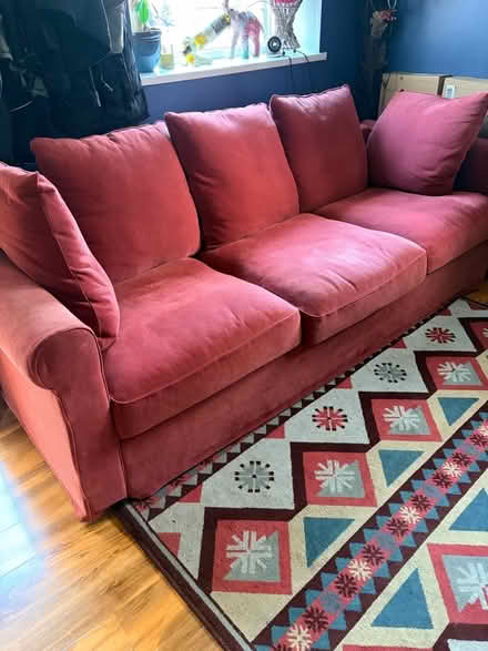 Photo of free IKEA 3/4 seater red sofa (Ambergate DE56) #1