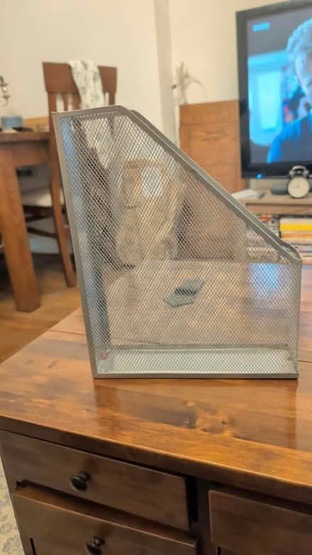 Photo of free Silver desk organiser (TW10) #1