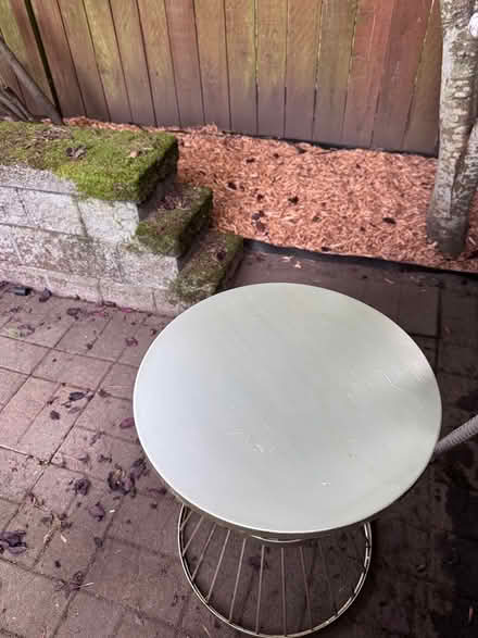 Photo of free Round Outdoor Side Table (Capitol Hill) #1
