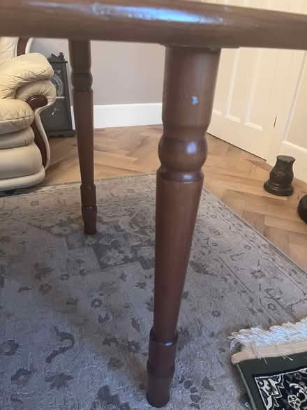 Photo of free Oak coloured dining table/desk (Sanderstead) #3