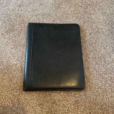 Photo of free A4 Black Leather Folder (Oxenholme LA9) #1