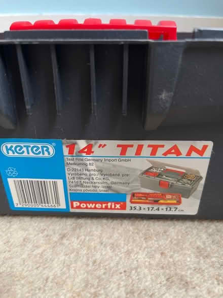 Photo of free Small Keter toolbox (Hertford Heath SG13) #2