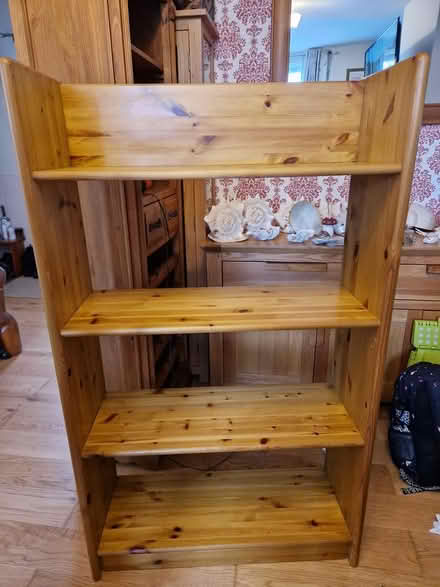 Photo of free Pine Shelving Unit (Bedford) #1