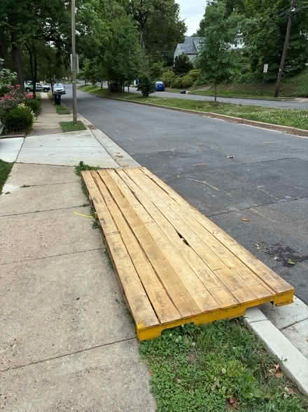 Photo of free Wood pallet – extra long (S. 26th St. & S. Ives St) #1