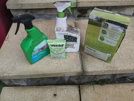 Photo of free Bug killer sprays, weed killer, lawn seed (Joppa EH15) #1
