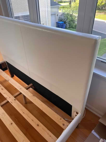 Photo of free White bed frame (Fort Sheridan) #3