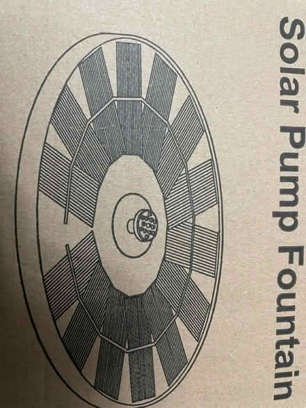 Photo of free Solar pump fountain (Clayton brook PR5 8) #1