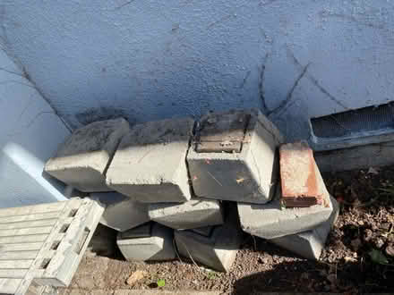 Photo of free 9 cement building piers (Ashby & Sacramento) #1