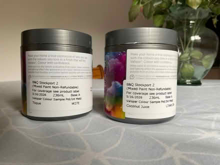 Photo of free 2 x Valspar Matt paint tester pots (Cheadle Hulme SK8) #2
