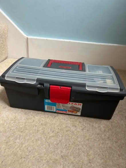Photo of free Small Keter toolbox (Hertford Heath SG13) #1