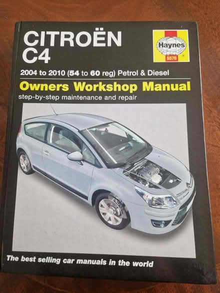 Photo of free Citroen C4 Haynes Manuel (Vicars Cross CH3) #1