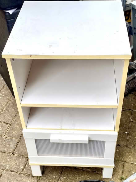 Photo of free IKEA white bedside cabinet (NN11 2PE) #1
