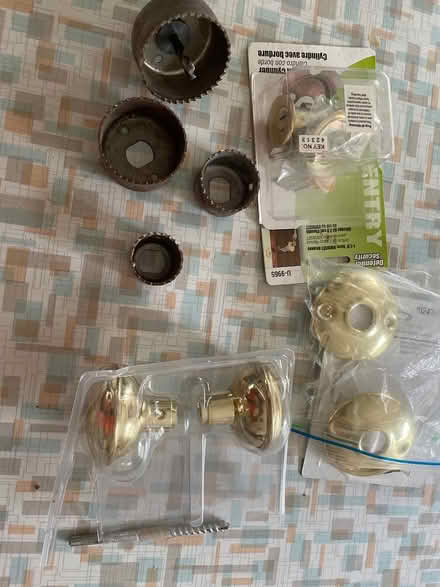Photo of free Door knob drill w door knobs (Bloomfield) #1