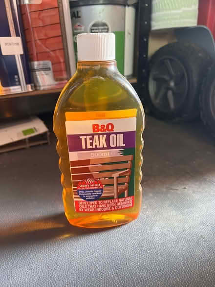 Photo of free B&Q Teak Oil (Mill Green AL7) #1