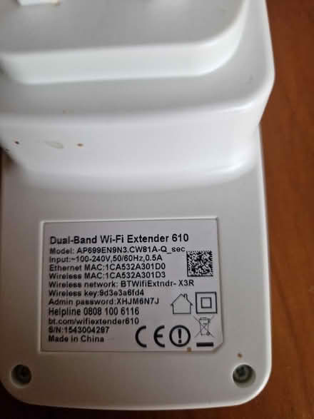 Photo of free Plug in wifi extender (Ormesby St Margaret NR29) #3