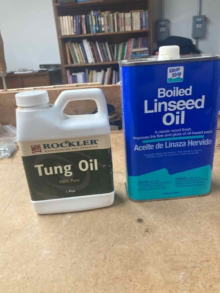 Photo of free Tung oil and boiled linseed oil (Waltham ma) #1