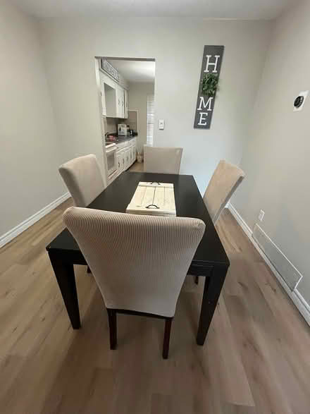 Photo of free Dining room table and chairs (Bowmanville) #1