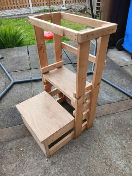 Photo of free Wooden Toddler Helper Tower (Hillsborough S6) #1