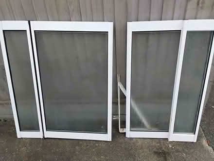 Photo of free 2 parts of folding shower screen ...? Of use on allotment (Eastcote HA4) #1