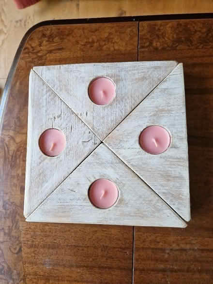 Photo of free Wooden tealight holders (Ormesby St Margaret NR29) #1