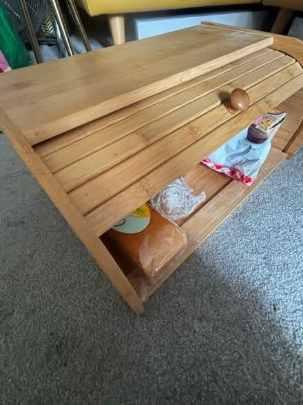 Photo of free Wooden bread bin (Wimbledon SW19) #4