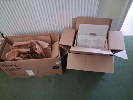 Photo of free Packing boxes and clean paper (Seaford BN25) #2