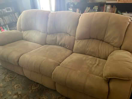 Photo of free Recliner couch (Near Seven Mile and Farmington) #1
