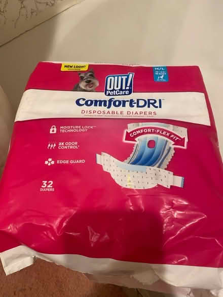 Photo of free M/L doggie diapers (Off Waldo.) #1