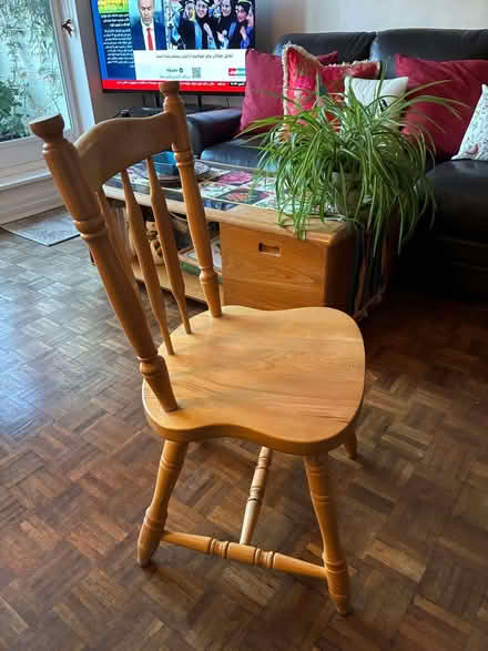 Photo of free 4 Dining Chairs:solid pine (Bayswater W2) #3