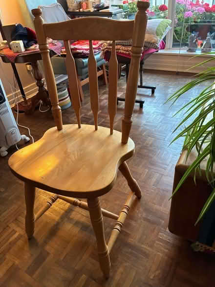 Photo of free 4 Dining Chairs:solid pine (Bayswater W2) #1