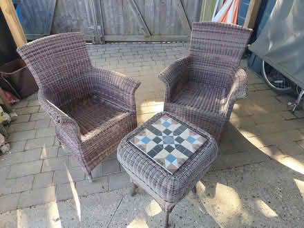 Photo of free Patio chairs and table (Broadstone BH17) #1