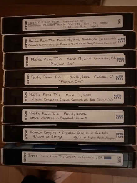 Photo of free Lots of VHS tapes (Martinez, near Ace Hardware) #1