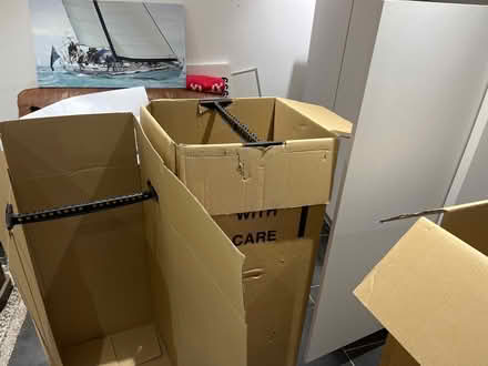 Photo of free cardboard temp wardrobe (Gorgie EH11) #3