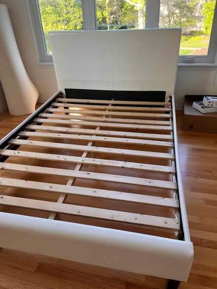Photo of free White bed frame (Fort Sheridan) #1