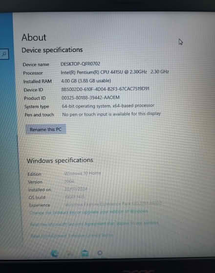 Photo of free Acer Aspire laptop A315-51 (Northmoor OX29) #4