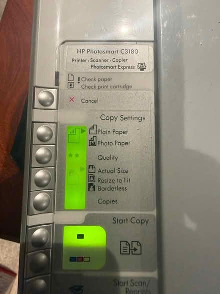 Photo of free Printer HP PHOTOSMART C3180 (Nothing Hill W2) #3