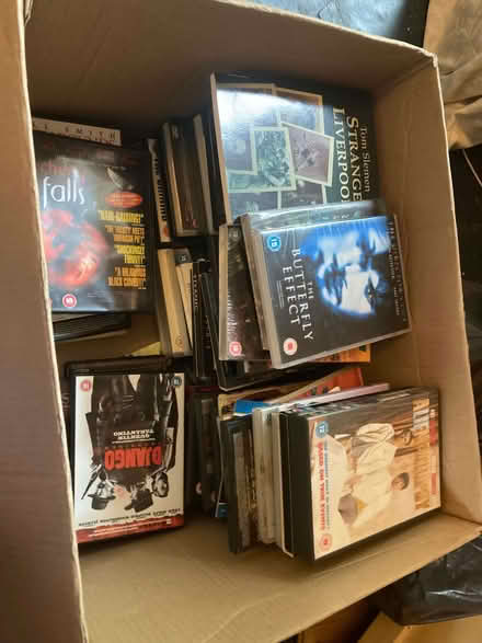 Photo of free Box of DVDs and a few books L17 (Aigburth L17) #1
