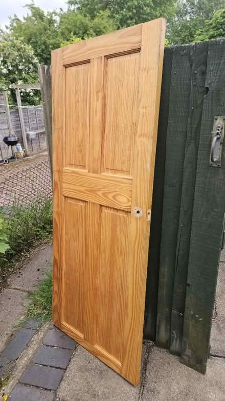 Photo of free Solid Wooden Door 0.76m x 1.87 (Birmingham B29) #1