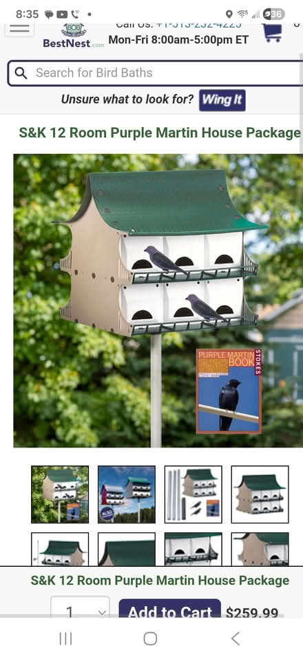 Photo of free Purple martin 12 family house (Poughkeepsie/Hyde Park) #2