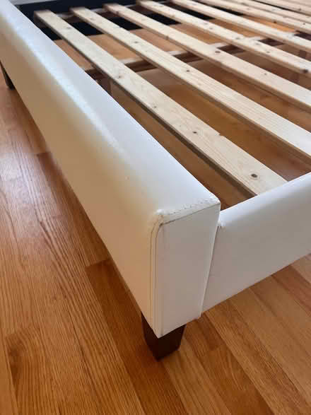 Photo of free White bed frame (Fort Sheridan) #2