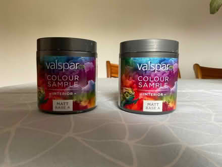 Photo of free 2 x Valspar Matt paint tester pots (Cheadle Hulme SK8) #1