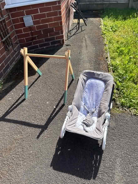Photo of free Baby rocker and NUBY wooden playgym (New Moston M40) #1