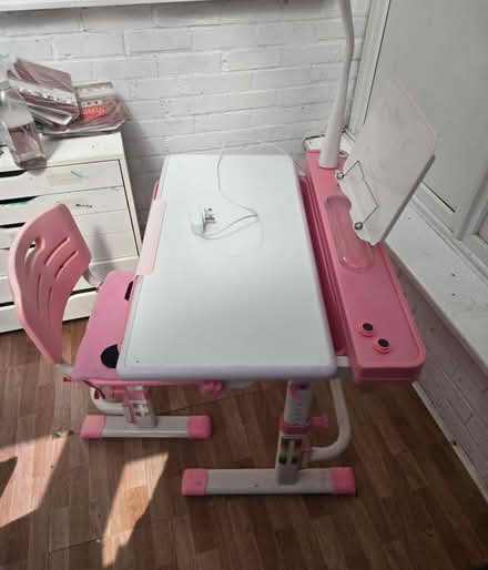 Photo of free Girls Pink Desk & Chair (Aldershot GU12) #3