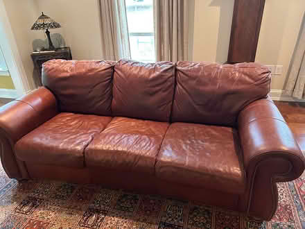 Photo of free Leather sofa and love seat (Montpelier VA) #1