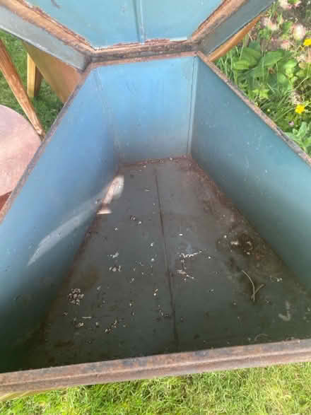Photo of free Antique Tri corner tin hat box (Oldfield Park, Bath) #3