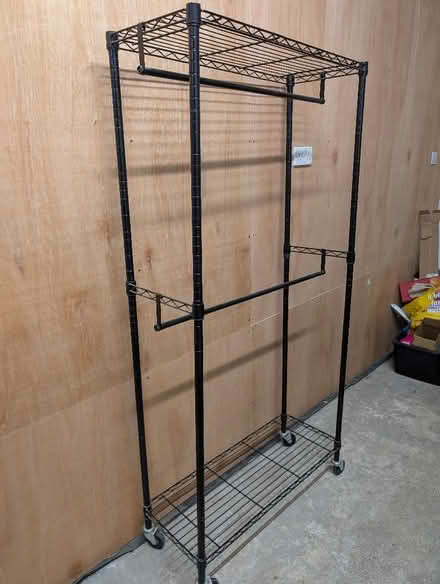 Photo of free 2x Double clothing storage rack (Edgbaston B5) #1
