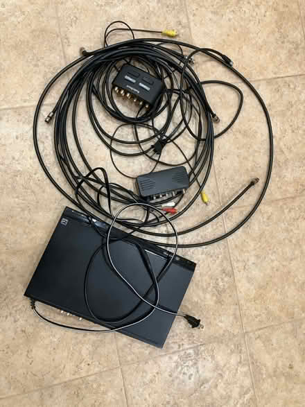Photo of free DVD player and video cables (Derwood) #1