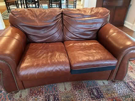 Photo of free Leather sofa and love seat (Montpelier VA) #2