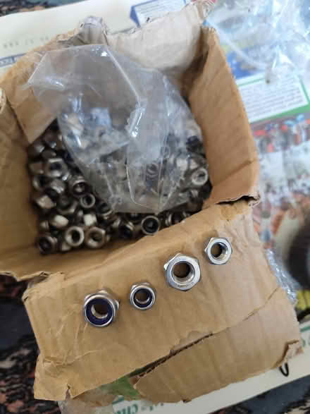 Photo of free Stainless steel locking nuts (Gidea Park) #1